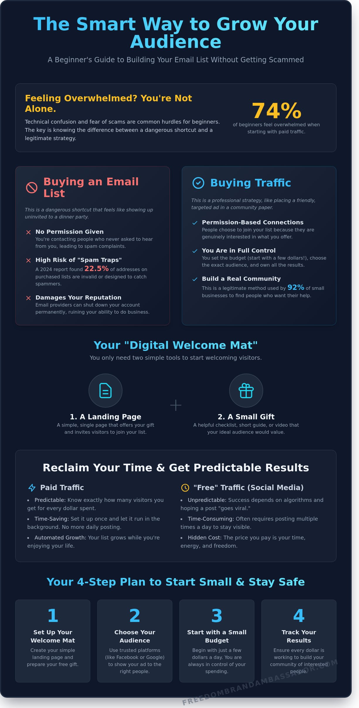 Buying Traffic to Build Your List: A Safe and Simple Guide for Beginners