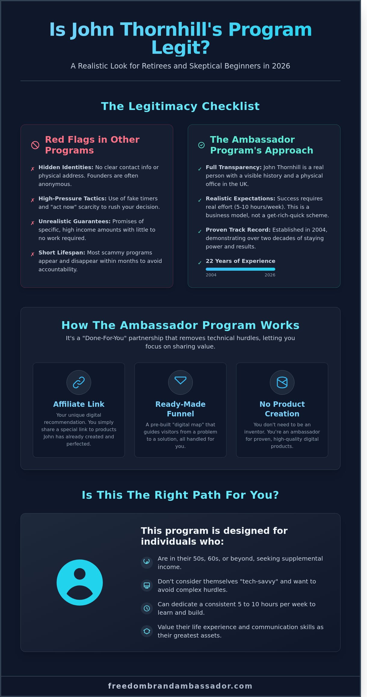 Is John Thornhill’s Ambassador Program Legit? A Honest Review for Women Over 50