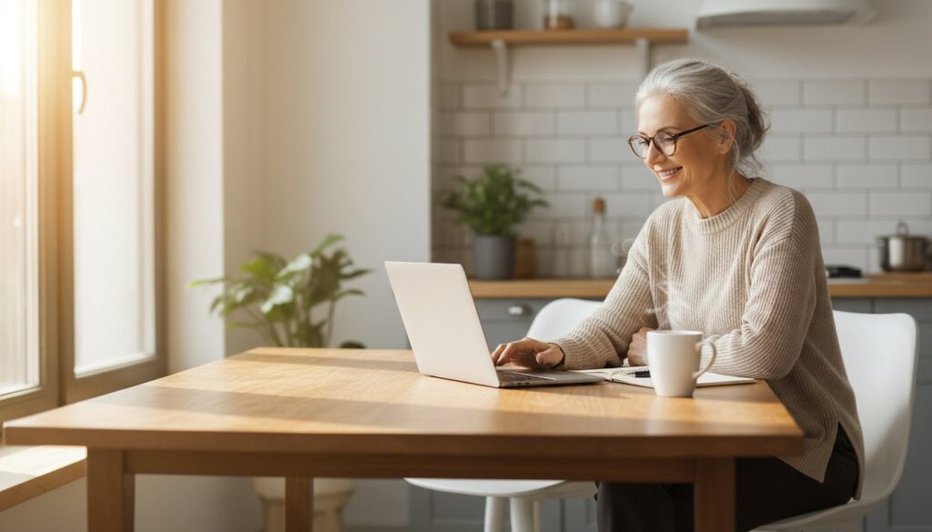 Realistic digital marketing side hustle ideas for women over 50 - hero image - victoria ohare Realistic Digital Marketing Side Hustle Ideas for Women Over 50