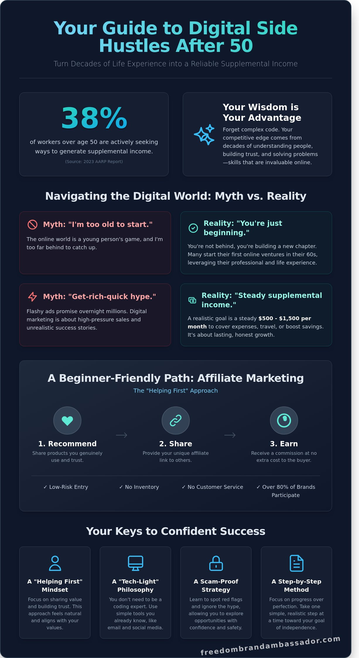 Realistic Digital Marketing Side Hustle Ideas for Women Over 50