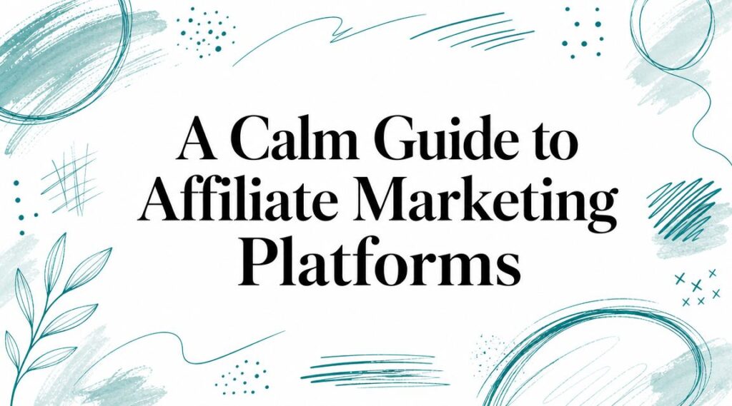 A Calm Guide to Affiliate Marketing Platforms