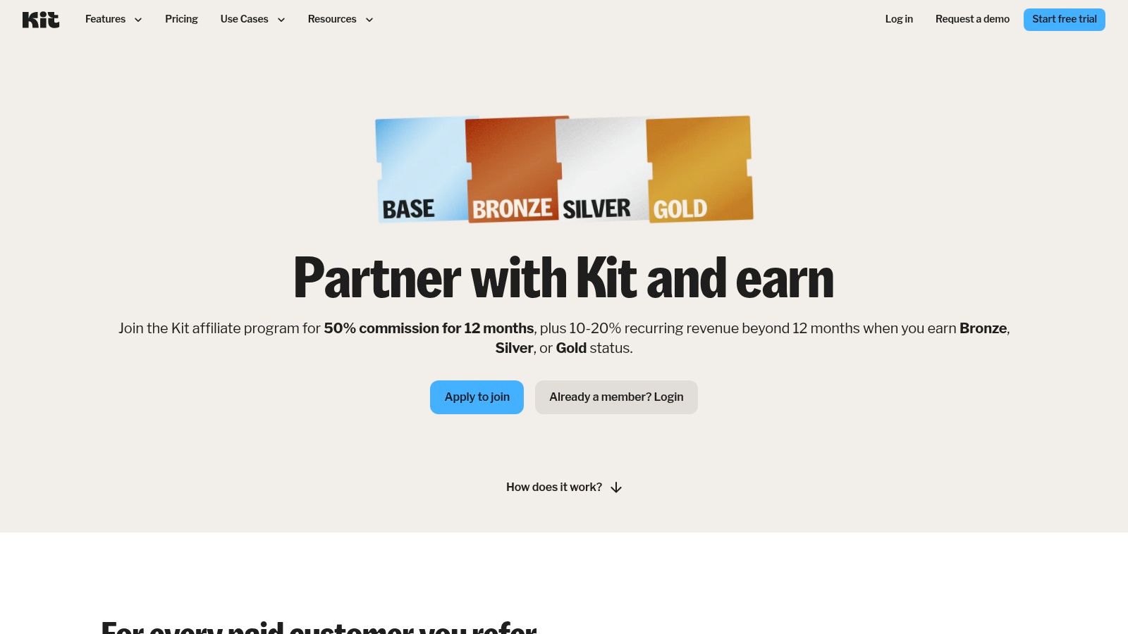 Kit (formerly ConvertKit) Affiliate Program