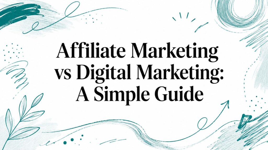 Affiliate Marketing vs Digital Marketing: A Simple Guide
