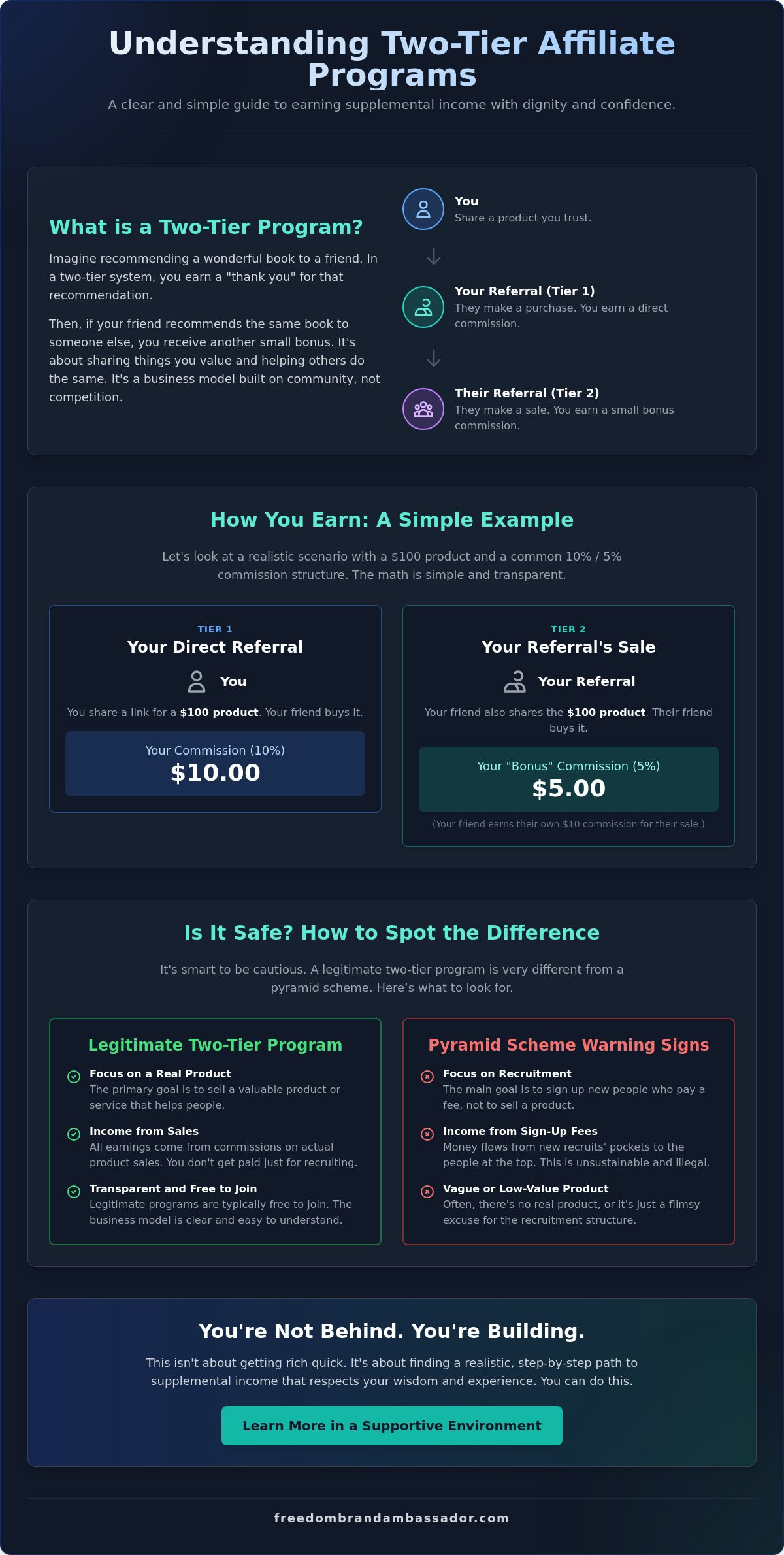What is a Two-Tier Affiliate Program? A Simple, Reassuring Guide for Beginners