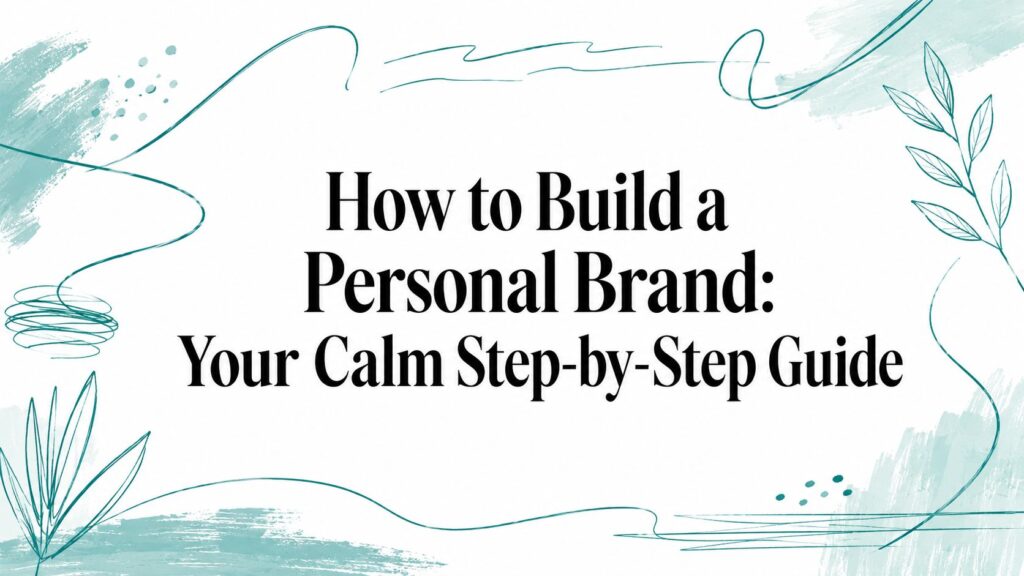 How to Build a Personal Brand: Your Calm Step-by-Step Guide