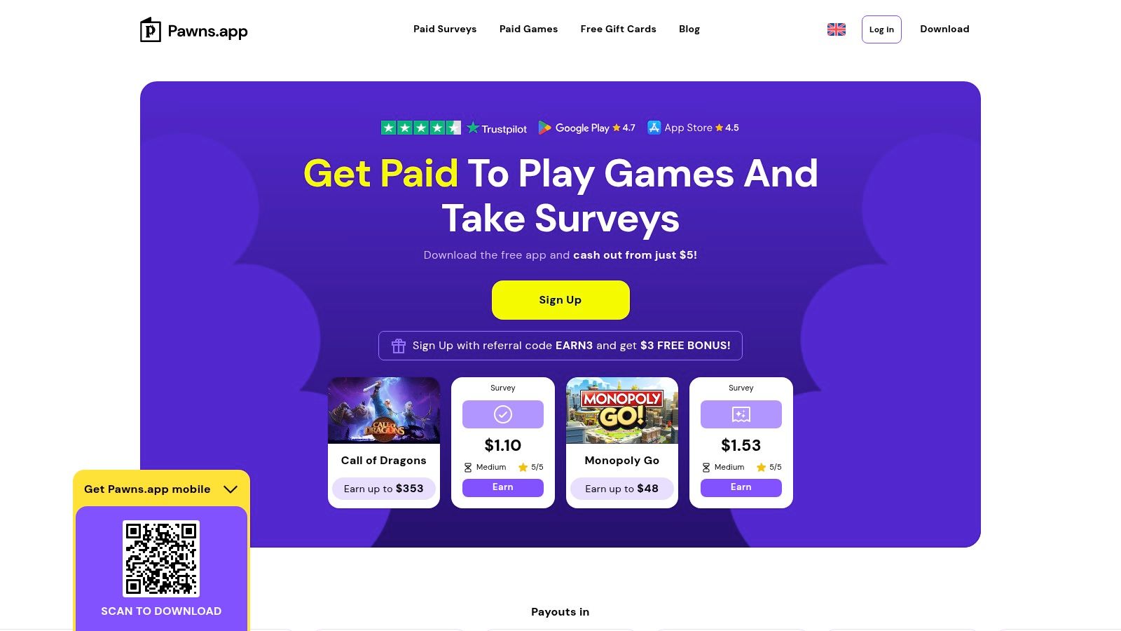Pawns.app (formerly IPRoyal Pawns)