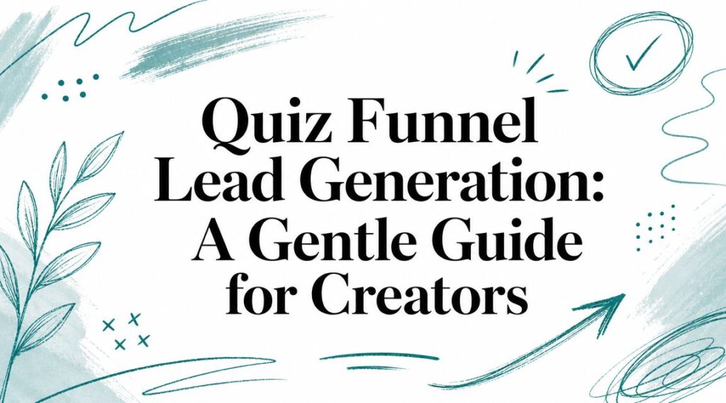 Quiz Funnel Lead Generation: A Gentle Guide for Creators
