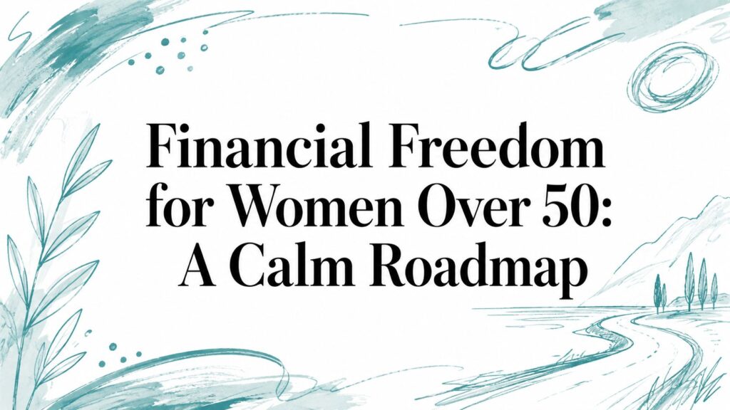 Financial Freedom for Women Over 50: A Calm Roadmap