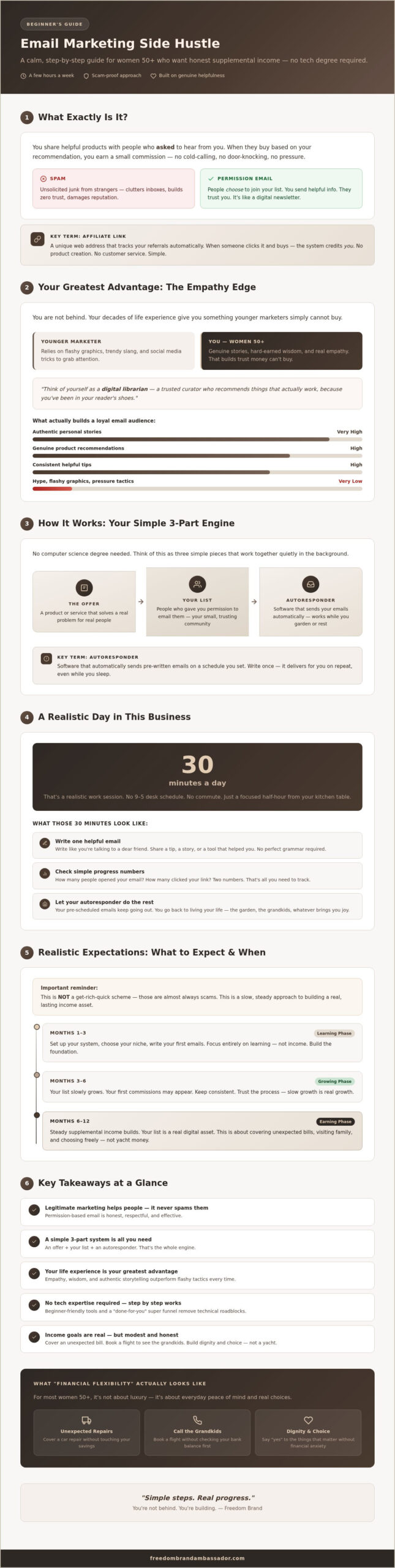 Email Marketing Side Hustle: Beginner's Guide for Women 50+