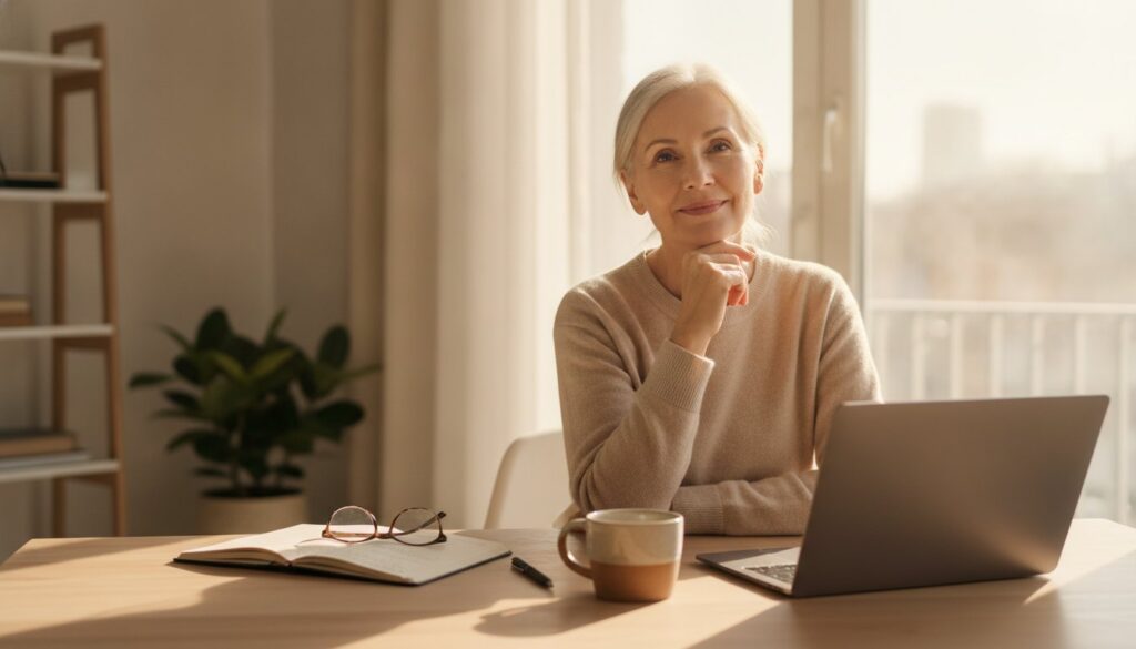 Online business mindset for women over 50 building your second act with confidence - hero image - victoria ohare Online Business Mindset for Women Over 50: Building Your Second Act with Confidence
